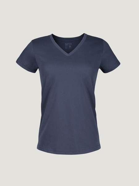 Women's Odyssey Blue V-Neck Updated Fit | Fresh Clean Threads